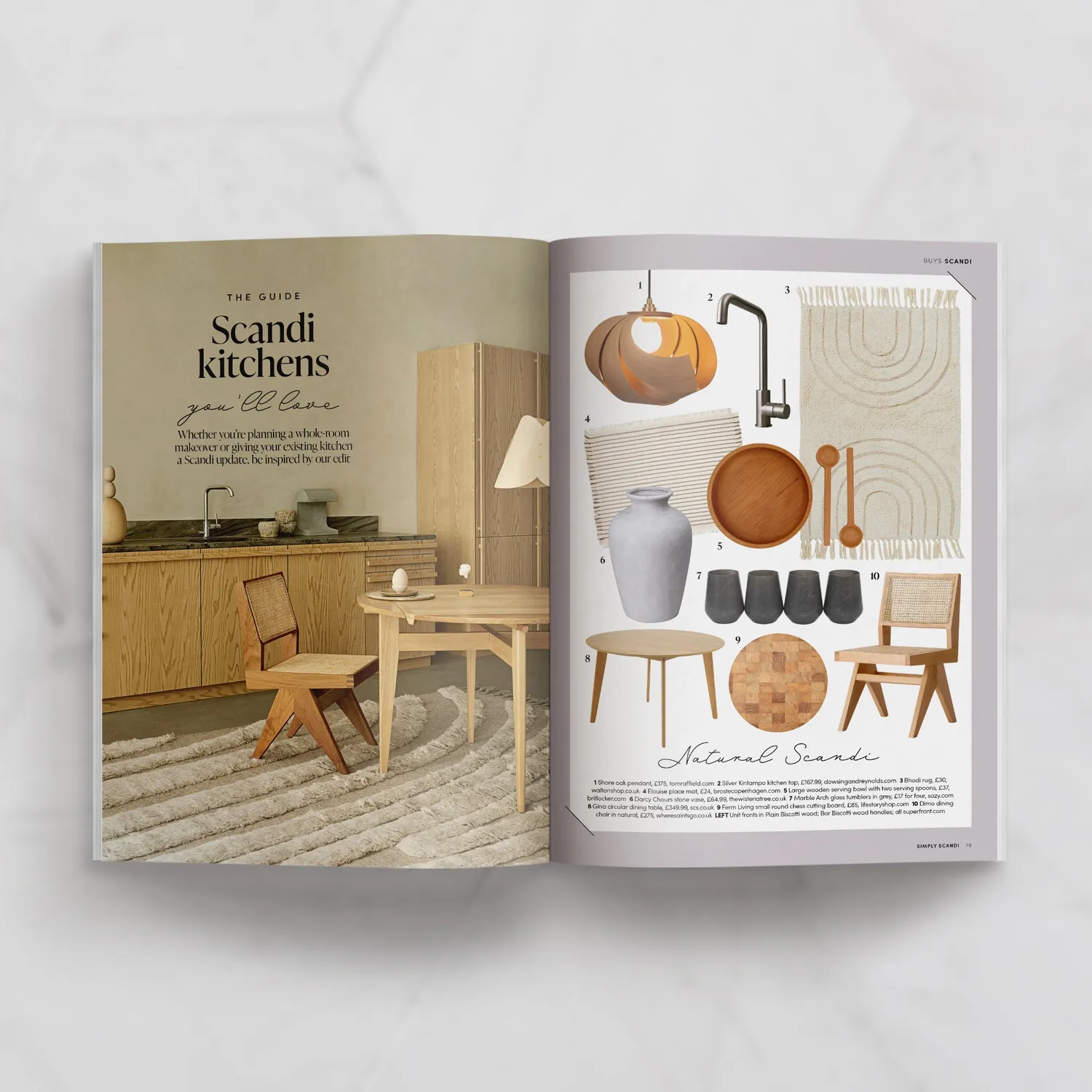 Simply Scandi Vol 11 Autumn 2023 blad kjøkken
