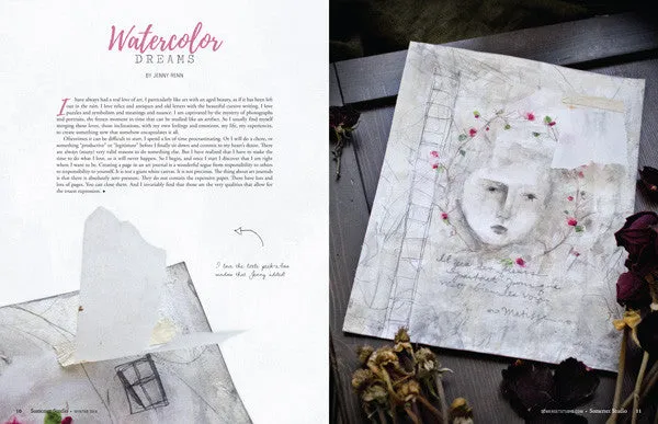 Stampington Somerset Studio Winter 2020 blad digitalutgave