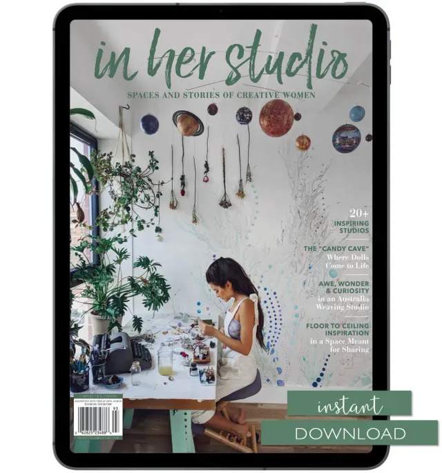 Stampington In Her Studio høst 2019 blad PDF-nedlasting