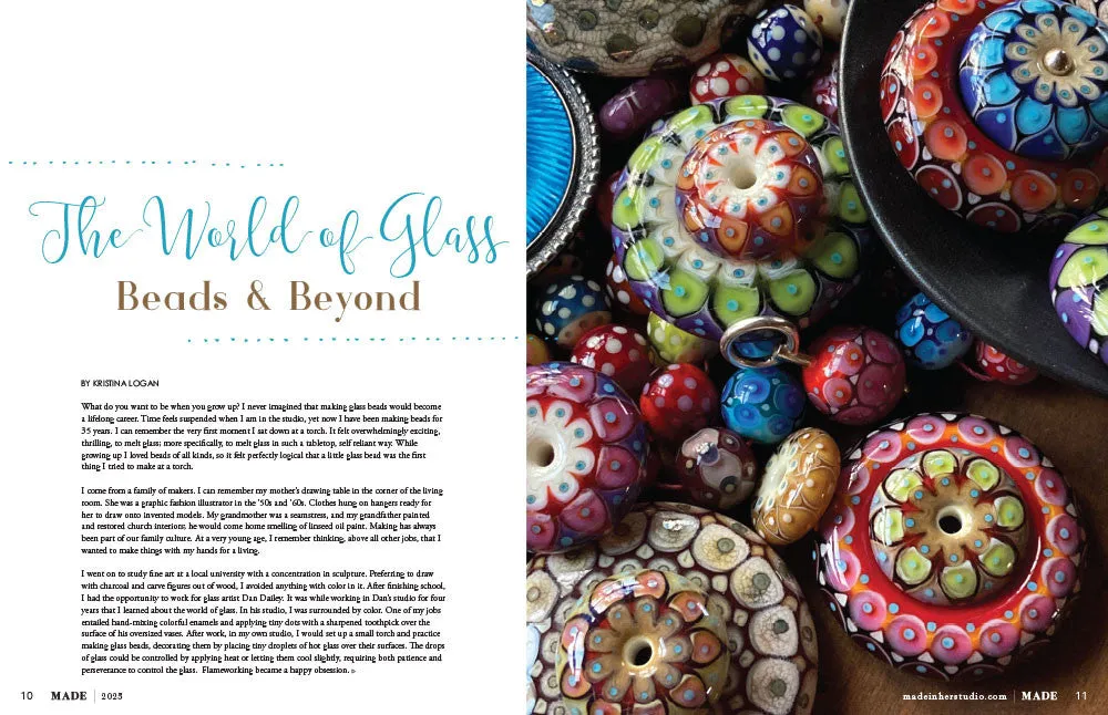 Stampington In Her Studio MADE Volume 1 blad kunstverk atelier