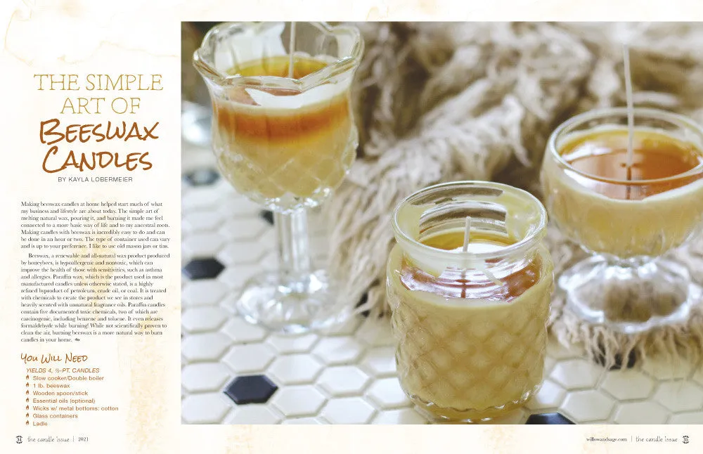 Stampington The Candle Issue Volume 2 blad PDF-nedlasting lysstøping