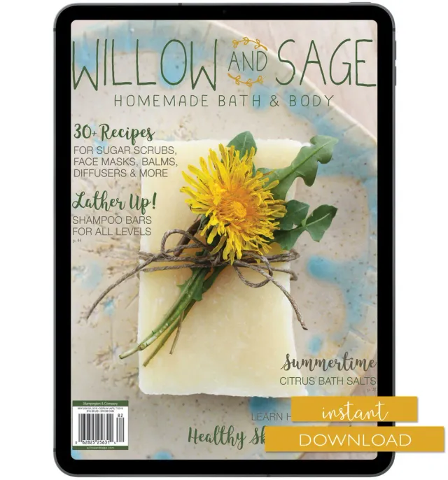 Stampington Willow and Sage Summer 2018 blad hudpleie