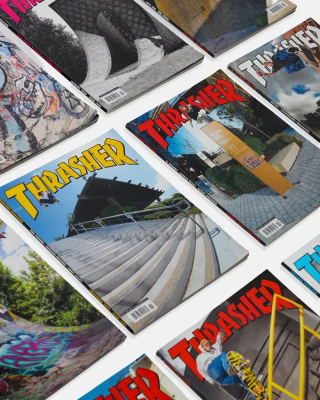 Thrasher årsabonnement blad USA 12 nummer intervjuer