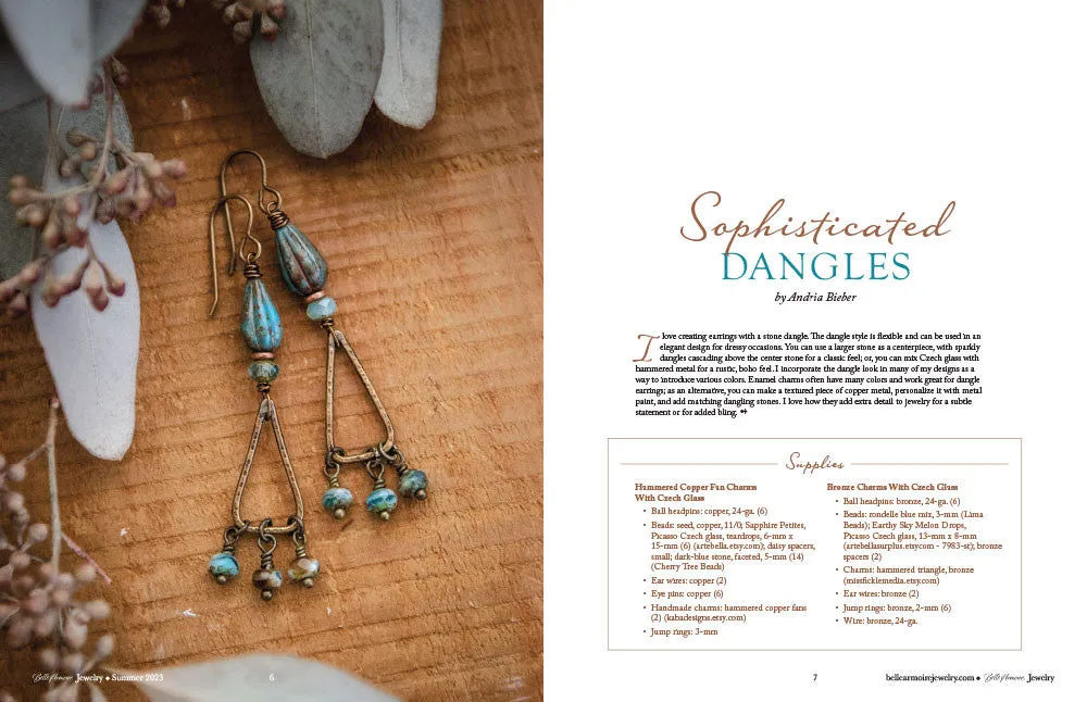 Stampington Belle Armoire Jewelry Summer 2023 e-blad PDF