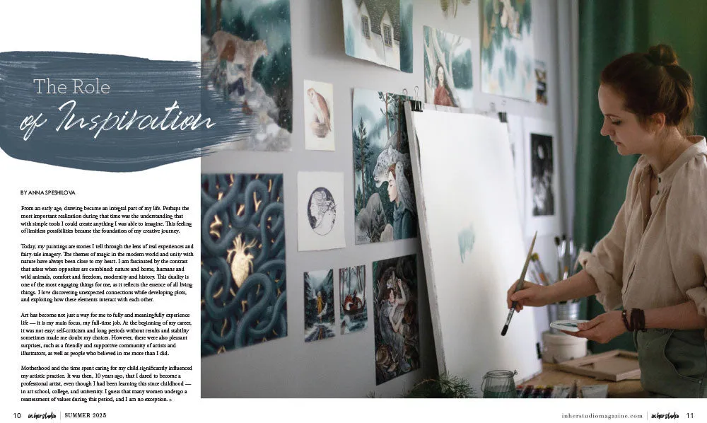 Stampington In Her Studio Summer 2025 blad PDF 160 sider