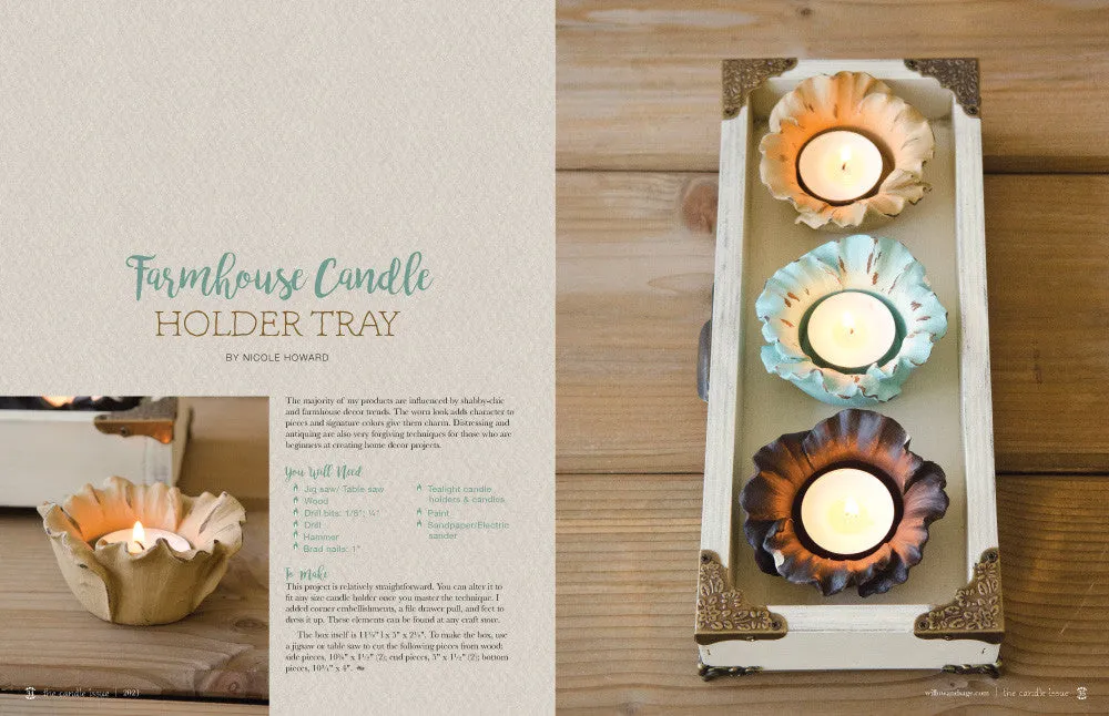 Stampington Candle Issue Volume 2 blad PDF lysoppskrifter