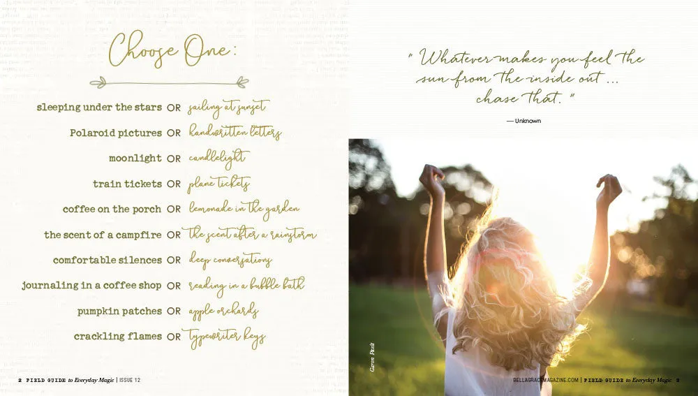 Field Guide to Everyday Magic Issue 12 hefte PDF – skriving