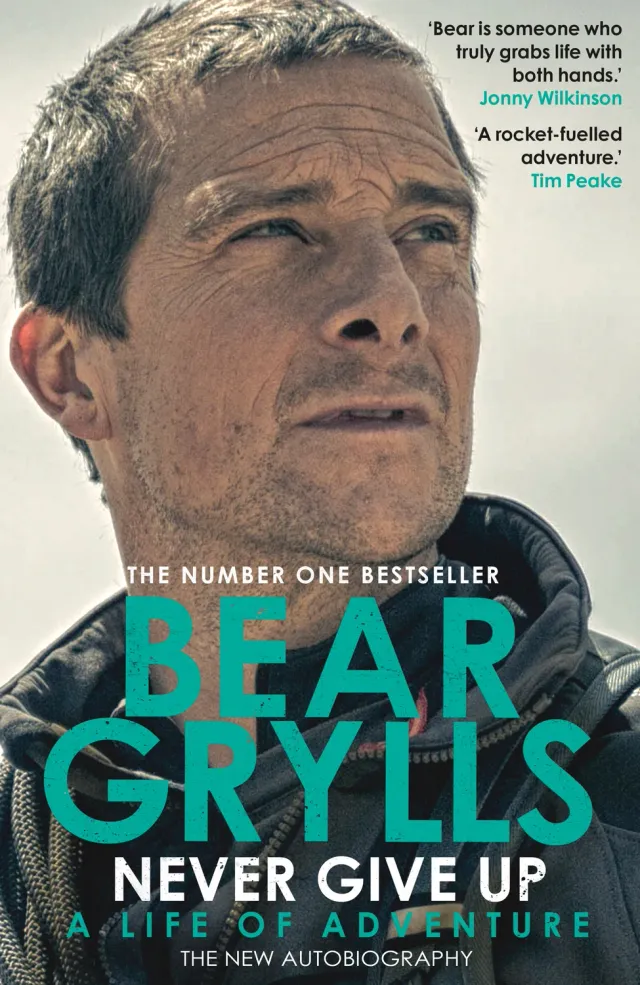 RadioTimes Never Give Up bok Bear Grylls eventyr