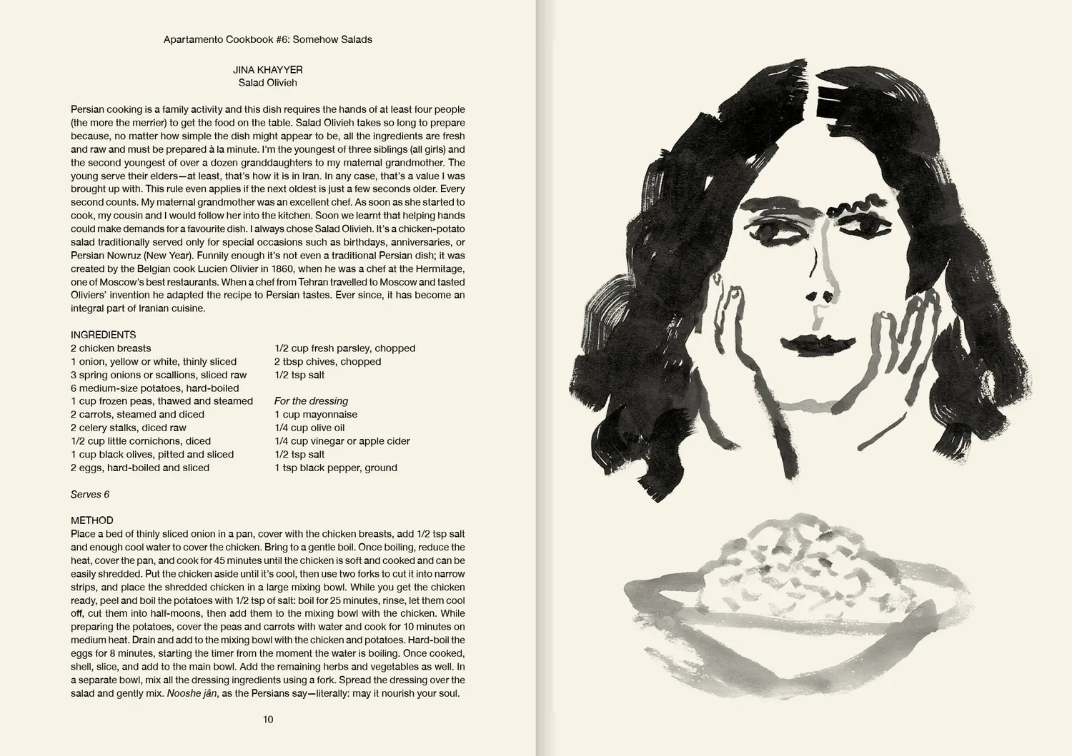 Apartamento Cookbook #6 Somehow Salads kokebok