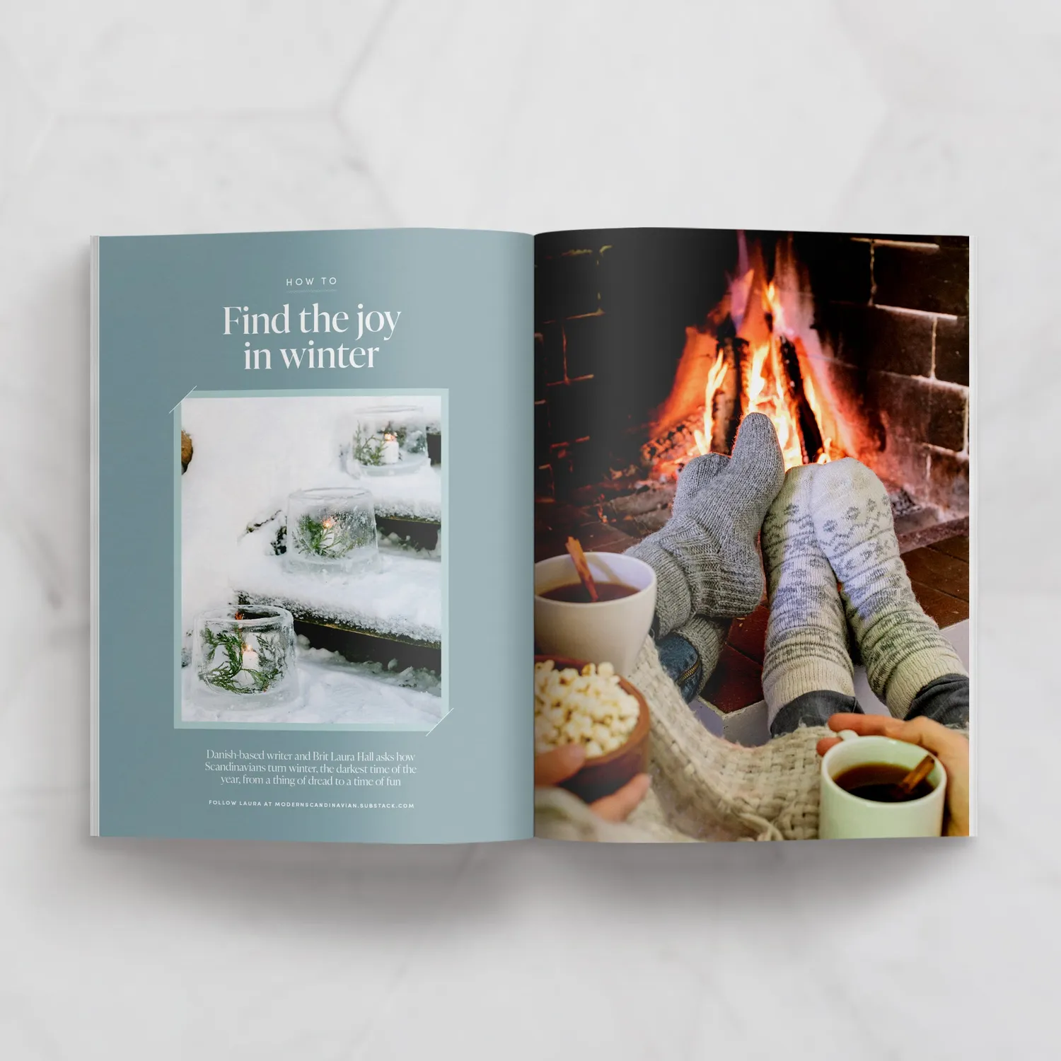 Simply Scandi Vol 16 Winter 2024 blad vinternummer