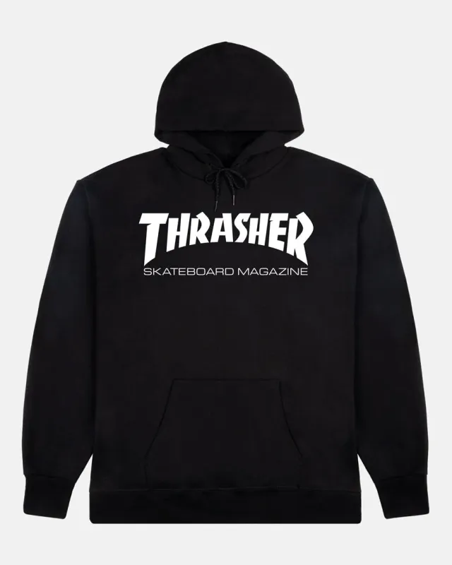 Thrasher Skate Mag hettegenser svart bomull