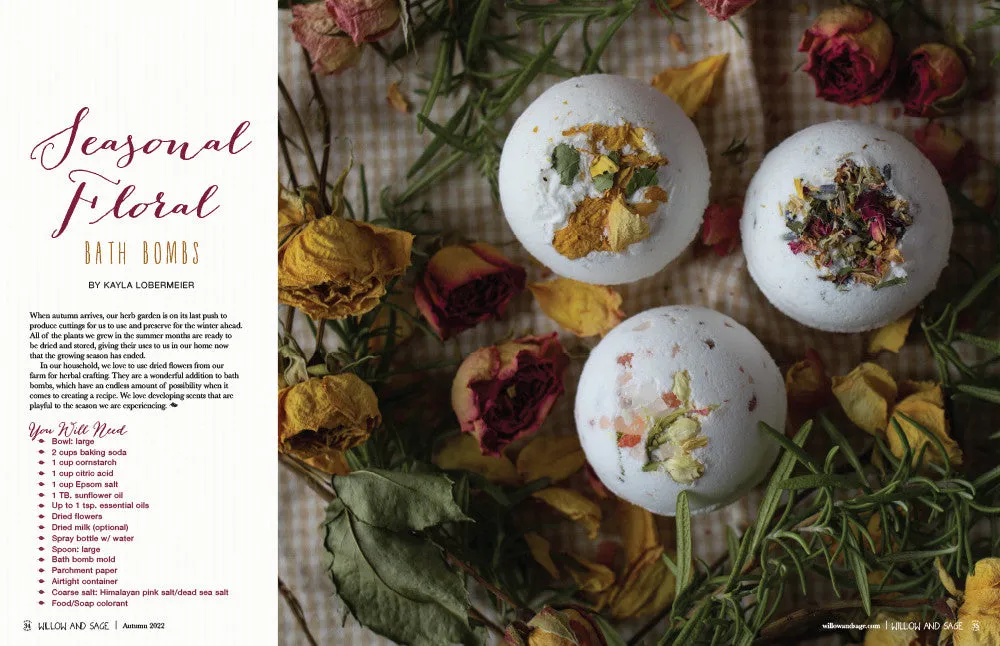 Stampington Willow and Sage Autumn 2022 blad pdf