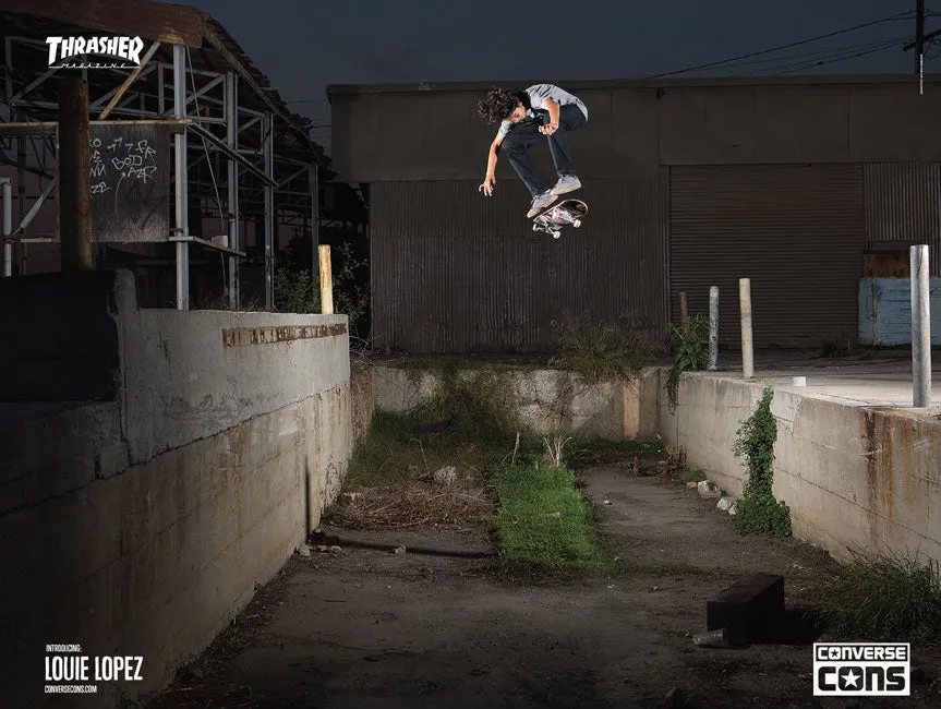Thrasher Magazine mai 2014 blad med poster