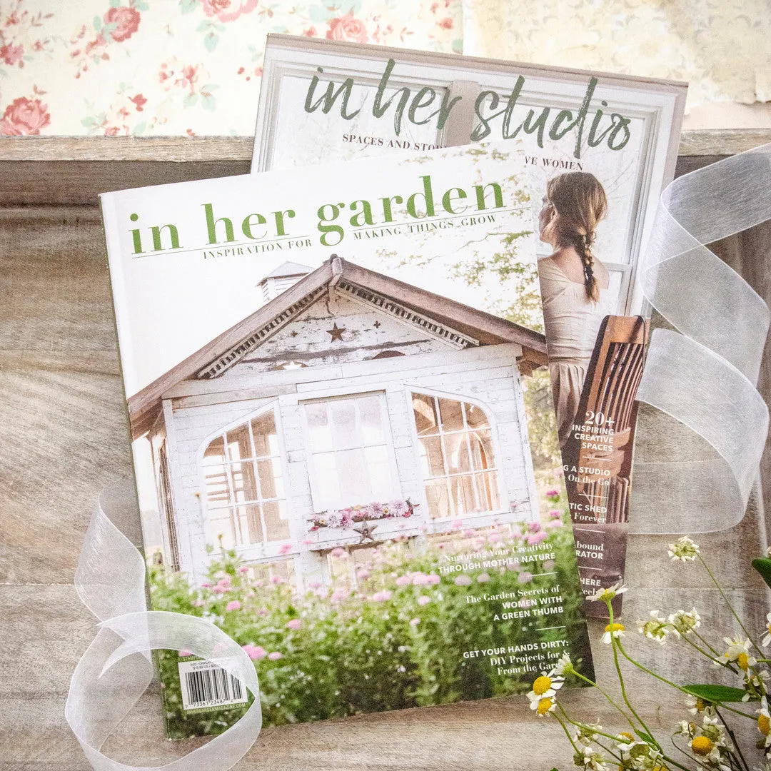 Stampington In Her Studio + Garden bundle 2 blad