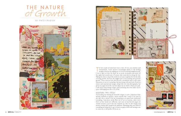 Stampington Art Journaling Summer 2017 blad digital