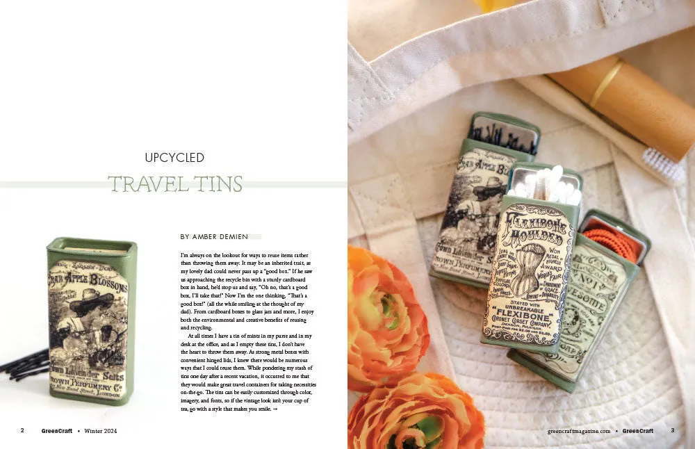 Stampington GreenCraft Winter 2024 blad PDF gjenbruk