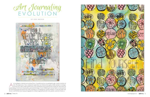 Stampington Art Journaling Autumn 2016 blad digital 144 sider