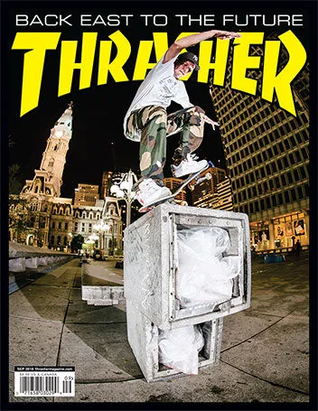Thrasher Magazine blad september 2018 Kalis