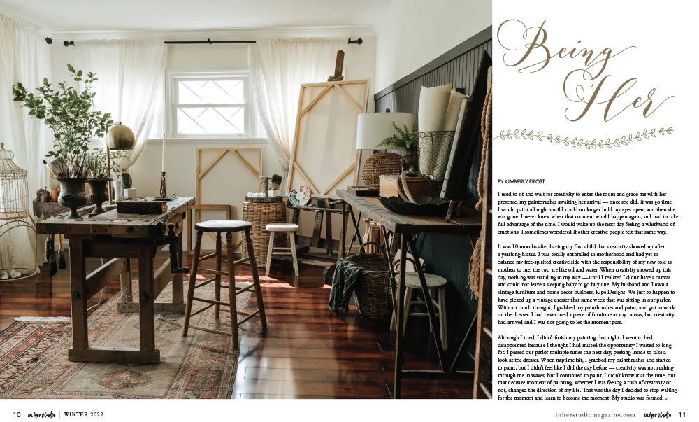 Stampington In Her Studio Winter 2023 bladet 160 sider