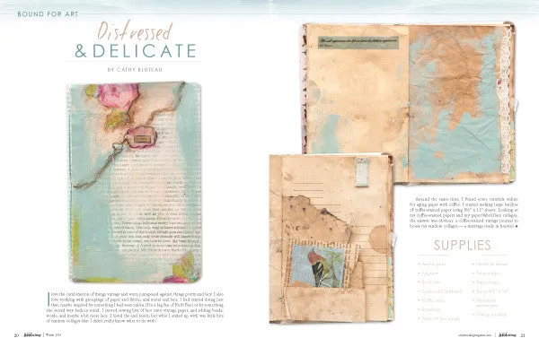 Stampington Art Journaling Winter 2016 blad PDF-nedlasting