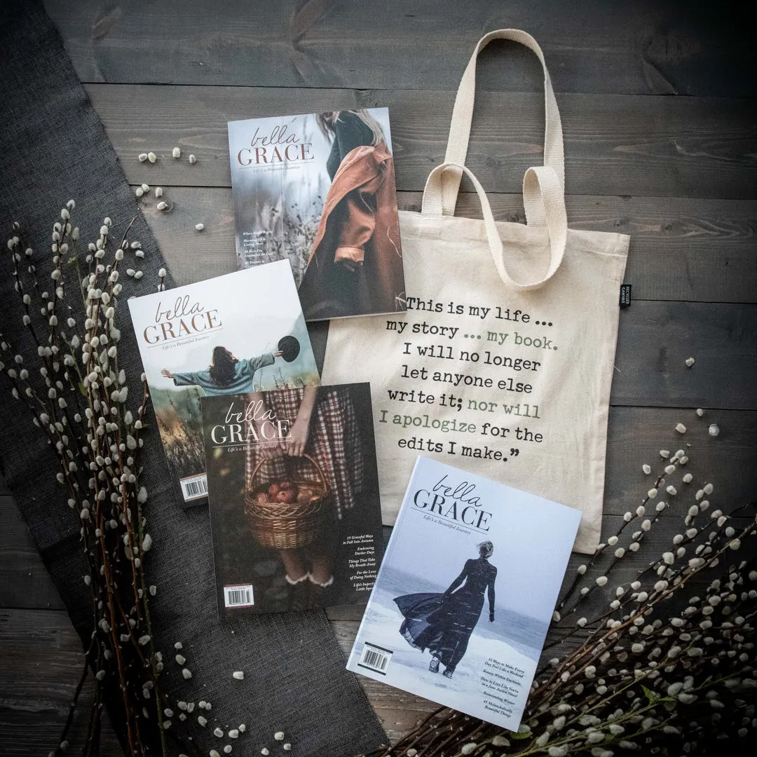 Stampington Bella Grace Story bladpakke 4 nummer tote