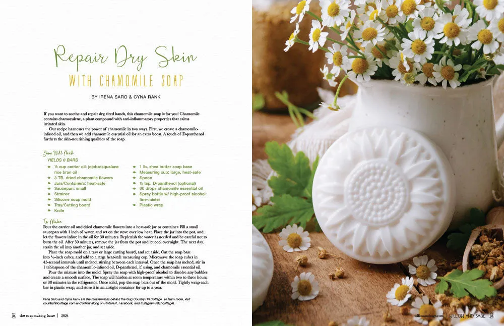 Stampington Willow and Sage Soapmaking 1 blad pdf såpe