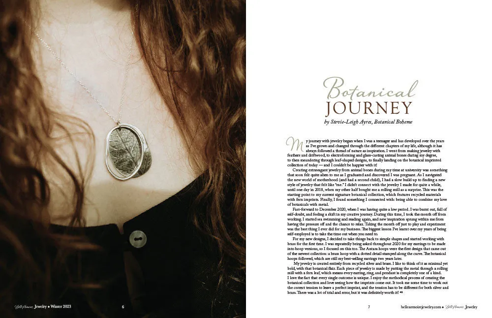Stampington Belle Armoire Jewelry Winter 2023 blad PDF-nedlasting