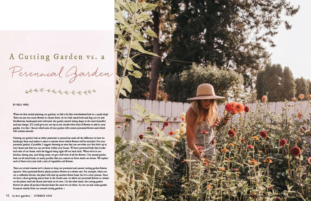 Stampington In Her Garden Summer 2023 blad digital hage