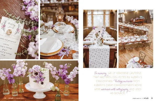 Stampington Mingle Summer 2019 blad selskapsplanlegging