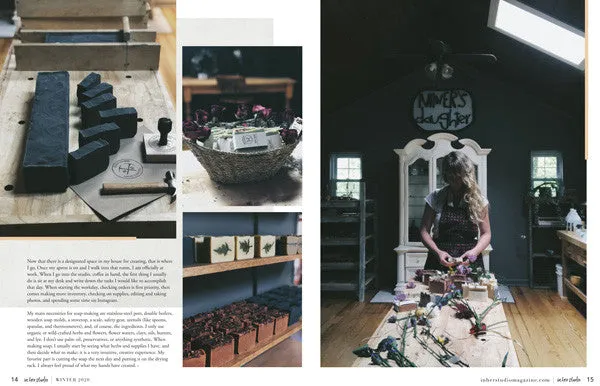 Stampington In Her Studio Winter 2020 blad PDF atelier