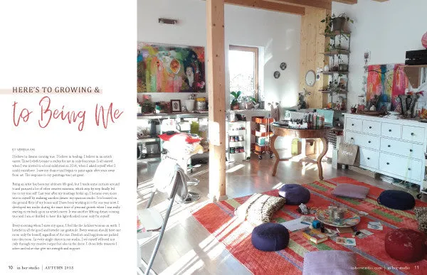 Stampington In Her Studio premierutgave blad digital utgave