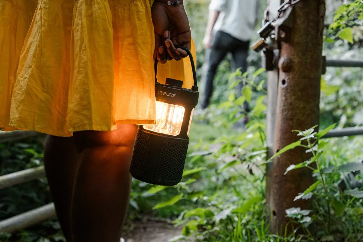 RadioTimes Woodland Glow Green høyttaler med lampe IPX6