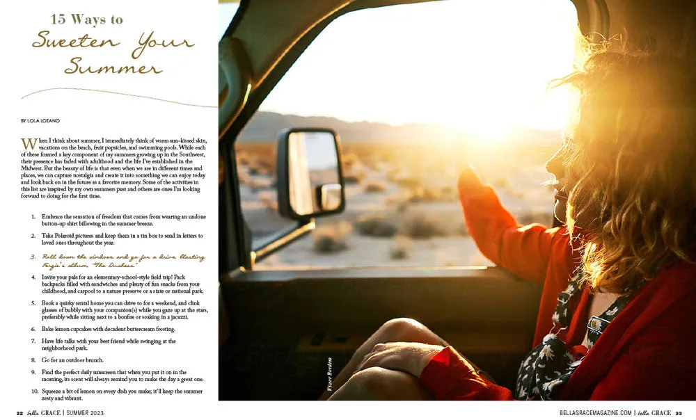Stampington Bella Grace Issue 36 nedlasting sommer