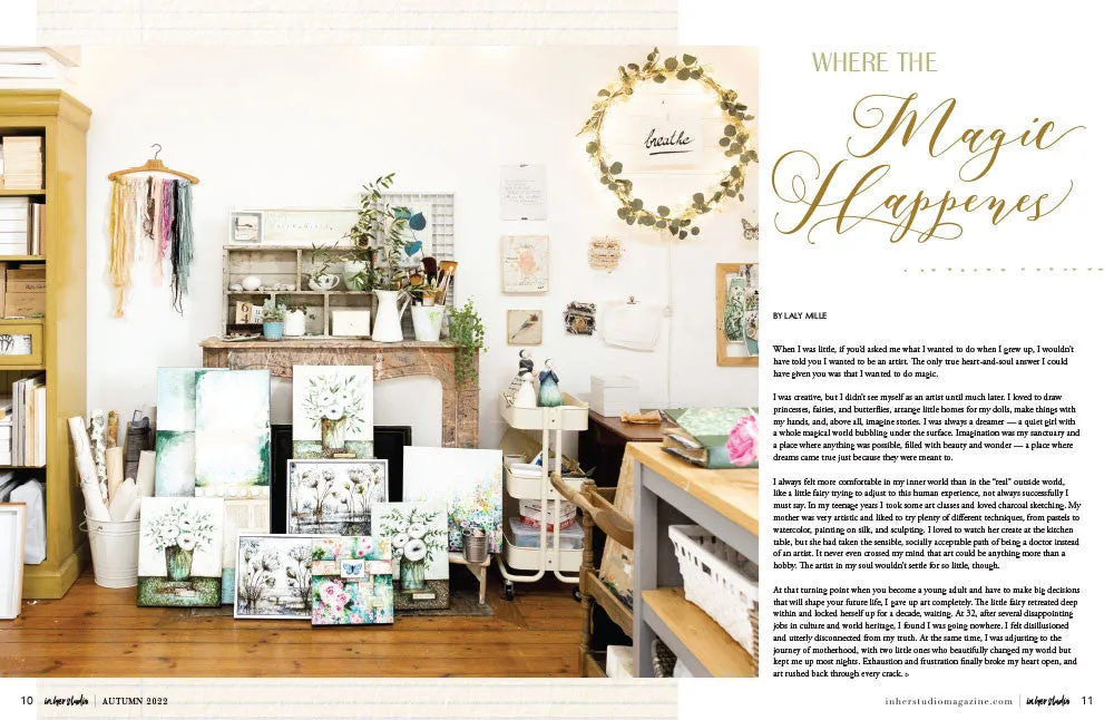 Stampington In Her Studio Autumn 2022 blad 160 sider