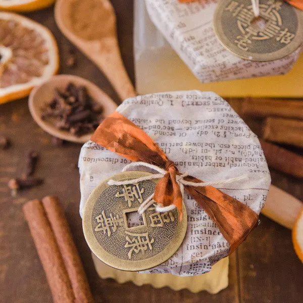 Stampington Orange Zest såpelaging-sett appelsin honningbase 3 deler