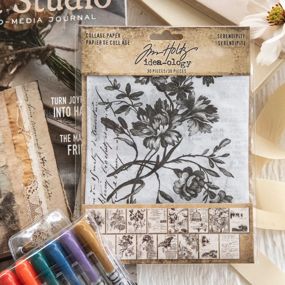 Stampington Somerset Studio Serendipity Bundle bladsett vår