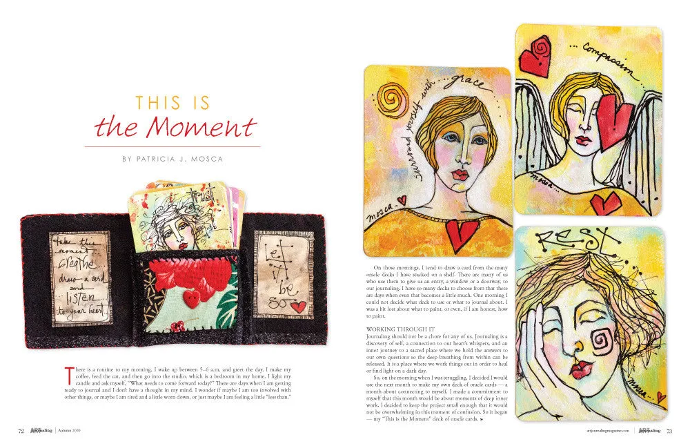 Stampington Art Journaling Autumn 2020 blad digital utgave høst