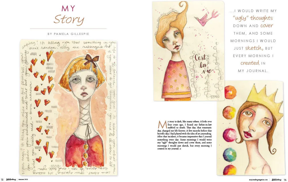 Stampington Art Journaling Autumn 2021 PDF nedlastning