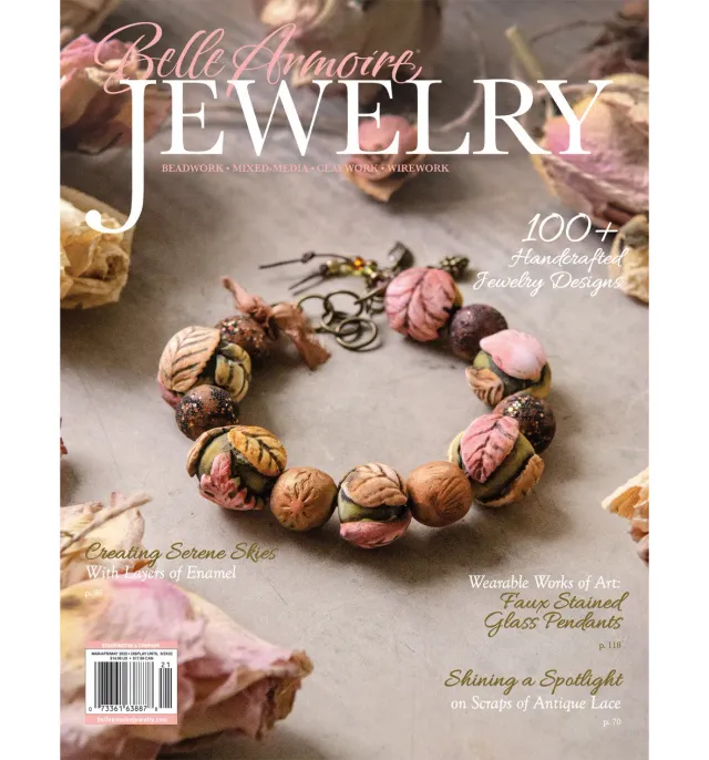 Stampington Belle Armoire Jewelry Spring 2022 blad smykker