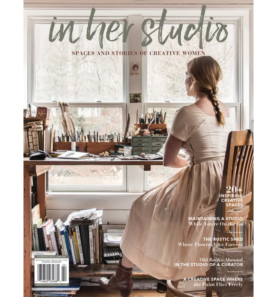 Stampington In Her Studio Summer 2022 blad atelier