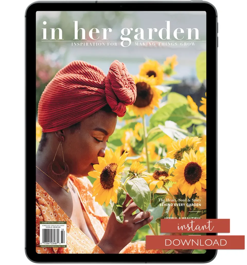 Stampington In Her Garden Summer 2023 blad digital hage