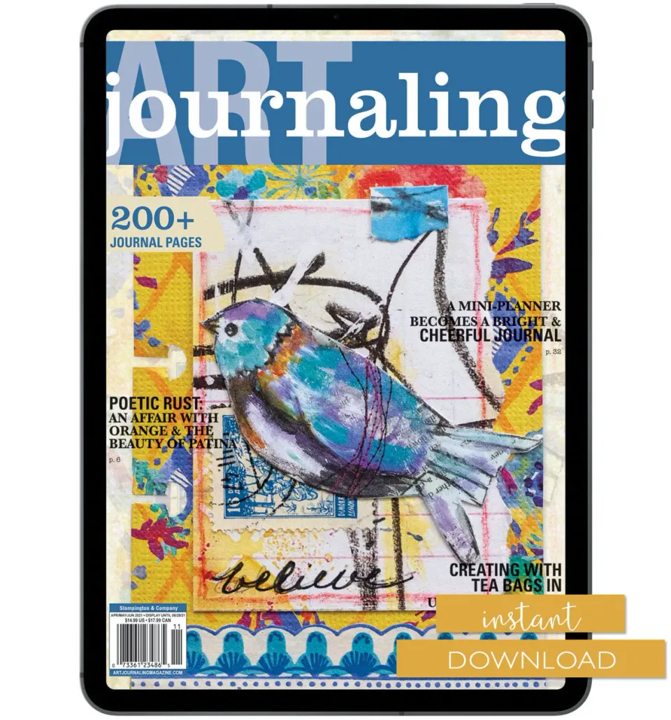 Stampington Art Journaling Spring 2021 blad digital PDF