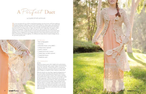 Stampington Altered Couture Spring 2018 blad nedlasting klær