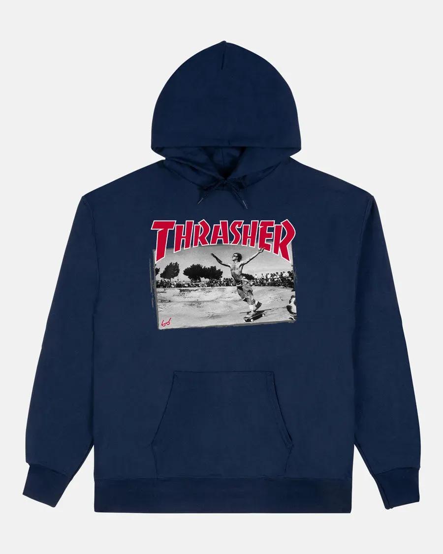 Thrasher Jake Dish hettegenser marineblå bomull