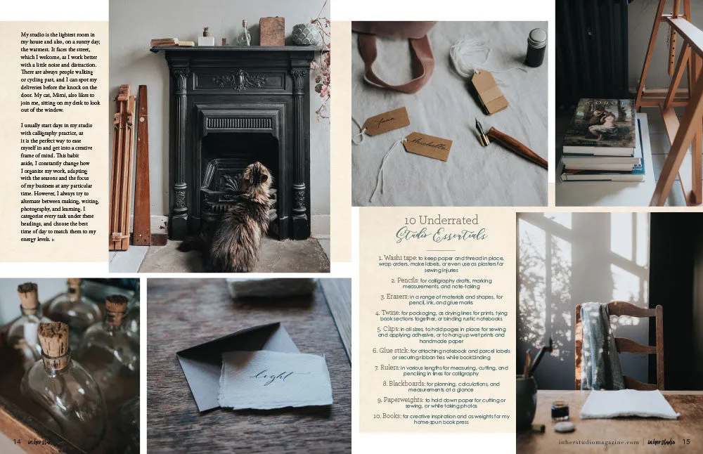 Stampington In Her Studio Autumn 2023 blad pdf-utgave