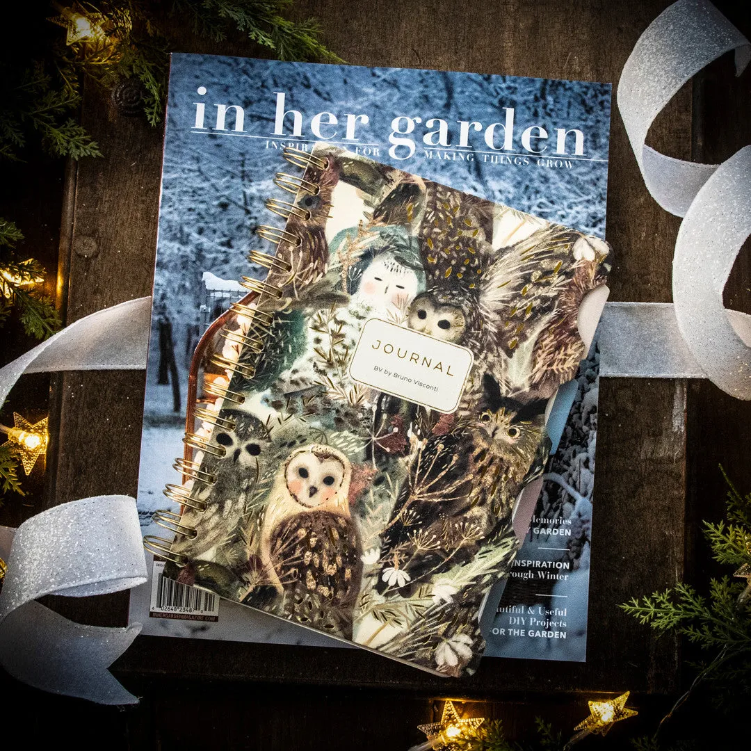 Stampington In Her Garden Winter 2025 gavepakke blad+notatbok