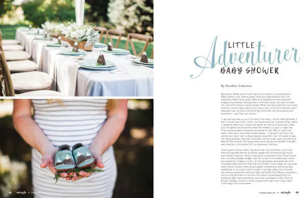 Stampington Mingle Summer 2017 blad festideer sommerfest
