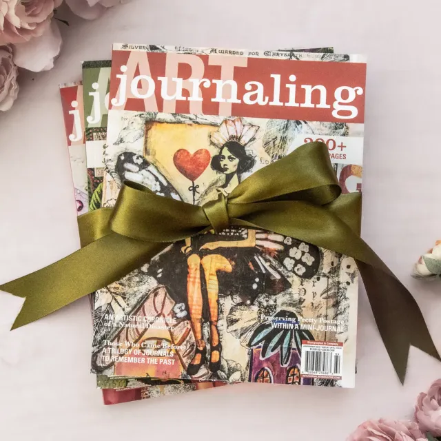 Stampington Art Journaling Bundle 3 blad kreativ pakke