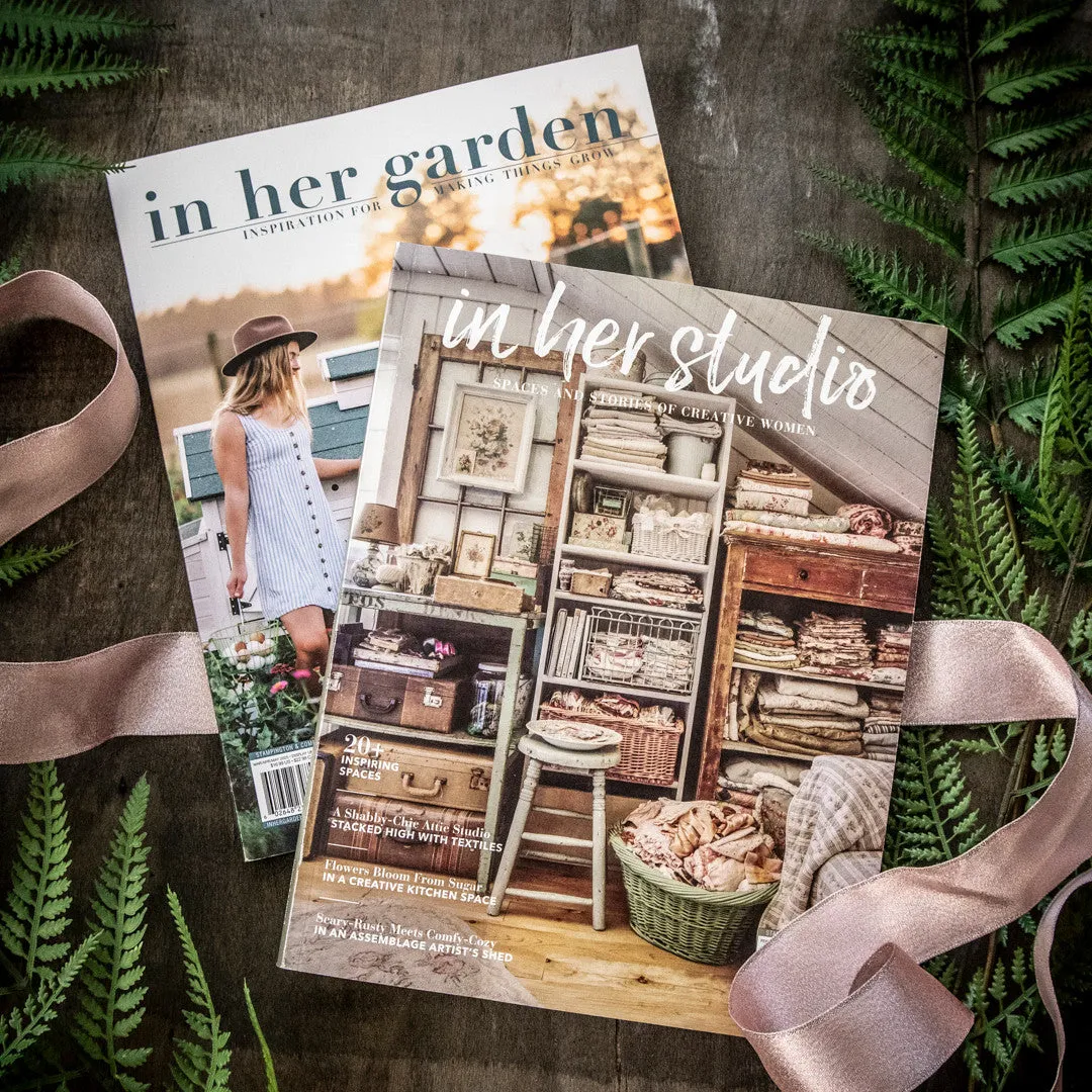 Stampington Introduction to In Her Studio Bundle blad 2-pakning