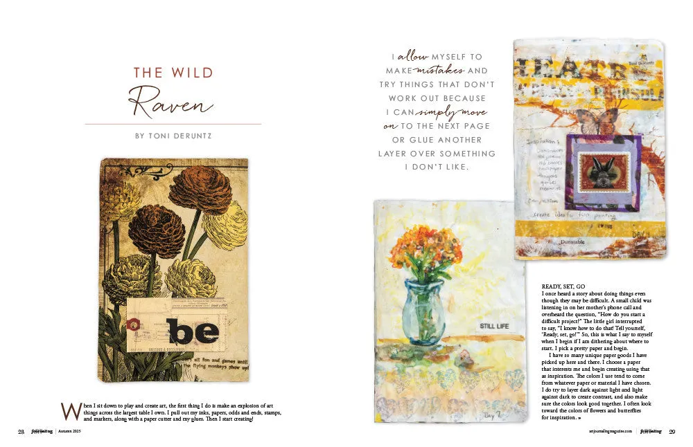 Stampington Art Journaling Autumn 2025 e-blad PDF